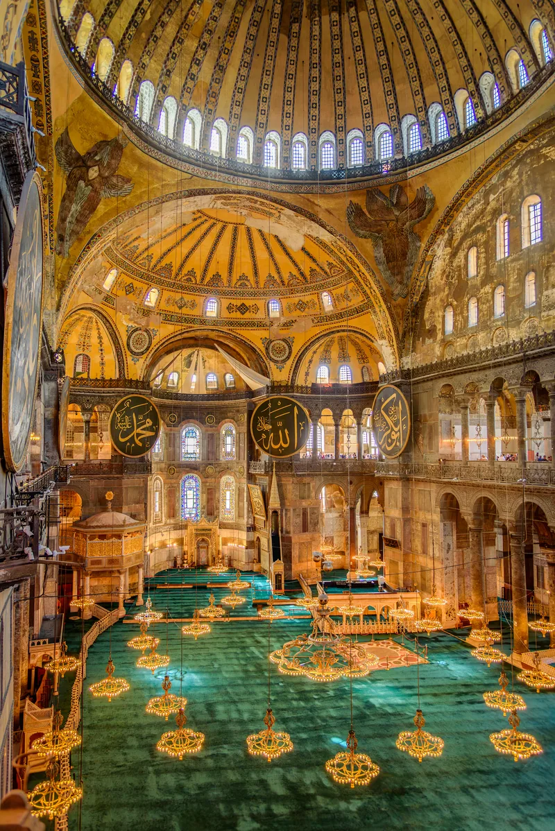 Inside Hagia Sophia
